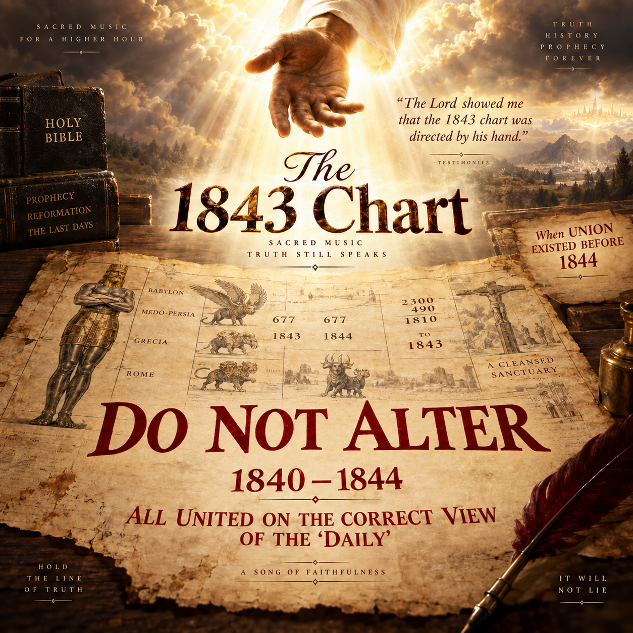 The 1843 Chart — locked approved cover